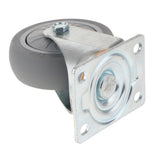 Max Heavy Duty Rubber Swivel Castor Wheels Trolley Furniture Caster 4inch