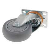 Max Heavy Duty Rubber Swivel Castor Wheels Trolley Furniture Caster 4inch