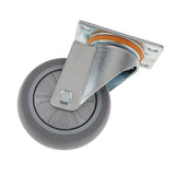 Max Heavy Duty Rubber Swivel Castor Wheels Trolley Furniture Caster 4inch
