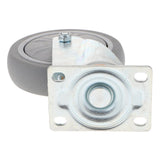 Max Maxb Heavy Duty Rubber Swivel Castor Wheels Trolley Furniture Caster 5inch