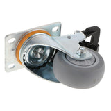 Max Maxb Heavy Duty PTFE Swivel Castor Wheel Trolley Furniture Caster with Brake 3inch