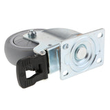 Max Maxb Heavy Duty PTFE Swivel Castor Wheel Trolley Furniture Caster with Brake 4inch