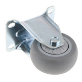 Max Maxb Heavy Duty PTFE Fixed Top Plate Castor Wheel Trolley Furniture Caster 75mm