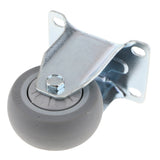 Max Maxb Heavy Duty PTFE Fixed Top Plate Castor Wheel Trolley Furniture Caster 75mm