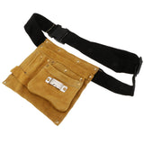 Maxbell Artificial Leather Tool Belt-Suede Leather Working Tool Pouch Welder Pockets