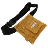 Maxbell Artificial Leather Tool Belt-Suede Leather Working Tool Pouch Welder Pockets