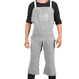 Max Welder Apron Heat Insulation Welding  Artificial Cowhide Leather   Natural
