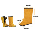Max Artificial Leather Leg warmer Weld Heat insulation Protection Yellow