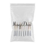 Max 10Pcs Super Wear-resistant Diamond Round Triangle File Corundum 3 x 140 suits