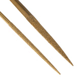 Max 10Pcs Super Wear-resistant Diamond Round Triangle File Corundum 3 x 140 suits