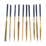 Max 10Pcs Super Wear-resistant Diamond Round Triangle File Corundum 3 x 140 suits