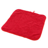 Max Super Water Absorbent Coral Fleece Household Cleaning Cloth Car Wash Towel Red