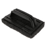 Max BBQ Grill Grate Cleaner Grill Handle Brush Grid Scrub Cleaning Brush Black
