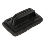 Max BBQ Grill Grate Cleaner Grill Handle Brush Grid Scrub Cleaning Brush Black