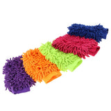 Max Microfiber Car Wash Washing Cleaning Glove Dual Sided Chenille Glove Red