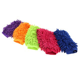 Max Microfiber Car Wash Washing Cleaning Glove Dual Sided Chenille Glove Red