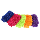 Max Microfiber Car Wash Washing Cleaning Glove Dual Sided Chenille Glove Red