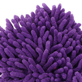 Max Microfiber Car Wash Washing Cleaning Glove Dual Sided Chenille Glove Purple
