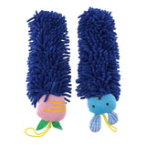 Max Microfiber Hand Towel Kitchen Sanitary Bath Towel Cartoon Head Blue