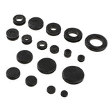 Max Multi-function Rubber Electrical Gasket Kits Grommet Wire Accessories 125pcs