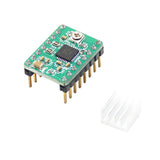 Max A4988 Stepper Motor Driver Module Board for 3D Printer CNC + Heat Sink Green