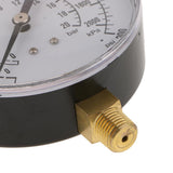 Max 1/4 in Side Mount 0-2000kpa,0-300psi,0-20bar Air Pressure Gauge Metal TS-Y90
