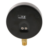 Max 1/4 in Side Mount 0-2000kpa,0-300psi,0-20bar Air Pressure Gauge Metal TS-Y90