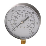 Max 1/4 in Side Mount 0-2000kpa,0-300psi,0-20bar Air Pressure Gauge Metal TS-Y90