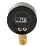 Max 1/4In NPT Side Mount 0-200psi,0-60psi Air Pressure Gauge Tester TS-50-60PSI