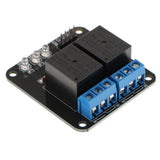 Max 2-Way High Current Relay Module Compatible With AC250V DC30V 10A