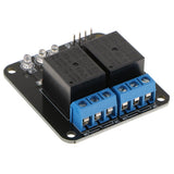 Max 2-Way High Current Relay Module Compatible With AC250V DC30V 10A