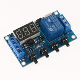 Max 6-30V Circuit Relay Module Switch Trigger Time Delay Timer Cycle With Case