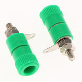 Max 10 pieces 4mm Banana Plug Socket Jack Banana Binding Post Connector Terminal  green