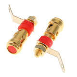 Max Speaker Banana Plug Jack Amplifier Terminal Binding Post Socket Connector Red