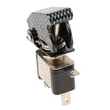 Max Maxb 12V 20A LED Light Toggle Switch With Cover For Racing Car Truck Dash blue light