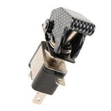 Max Maxb 12V 20A LED Light Toggle Switch With Cover For Racing Car Truck Dash blue light