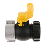 Max Maxb IBC Tote Tank Drain Adapter Garden Hose Ball Value 62mm to 2"