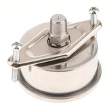 Max Maxb 1/4" NPT Side Mount 2.16"Face Compressor Compressed Air Pressure Gauge 0.6MPA