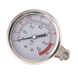 Max Maxb 1/4" NPT Side Mount 2.16"Face Compressor Compressed Air Pressure Gauge 0.6MPA