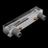 Max LZM-15 Panel Mount Type Acrylic Flowmeter Water Flow Meter 0.3-3GPM