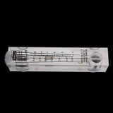 Max LZM-15 Panel Mount Type Acrylic Flowmeter Water Flow Meter 0.3-3GPM