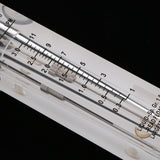 Max LZM-15 Panel Mount Type Acrylic Flowmeter Water Flow Meter 0.3-3GPM
