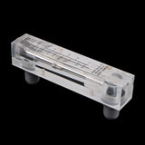 Max LZM-15 Panel Mount Type Acrylic Flowmeter Water Flow Meter 0.3-3GPM