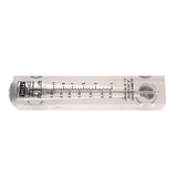 Max LZM-15 Panel Mount Type Acrylic Flowmeter Water Flow Meter 0.3-3GPM