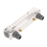 Max LZM-15 Panel Mount Type Acrylic Flowmeter Water Flow Meter 0.3-3GPM