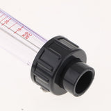 Max Water Liquid Flow Measuring Tube Rotameter Flowmeter ABS 10-100L/H