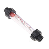 Max Water Liquid Flow Measuring Tube Rotameter Flowmeter ABS 10-100L/H