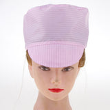 Max Anti-static Workshop Peak Cap Hat For Anti-static Clothing Pink