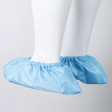 Max Reusable Washable Dust-free Anti-static Workshop  Shoe Boot Foot Cover- Blue