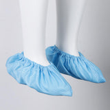 Max Reusable Washable Dust-free Anti-static Workshop  Shoe Boot Foot Cover- Blue
